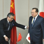 Deputy Foreign Minister of Japan and China's Vice Foreign Minister Liu Jianchao Shinsuke Sugiyama