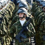 Japanese forces would be allowed to fight outside the country's borders