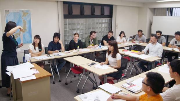 Foreign workers and students wishing to learn Japanese language