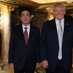 Japan's Prime Minister Shinzo Abe meets with US President-elect Trump Donald