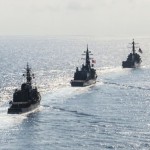US warships patrol in South China Sea