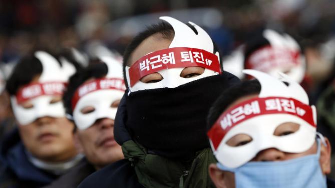 In South Korea, thousands of people took part in anti-government rally