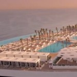   A world-first opening of the Burj Al Arab Terrace artificial island in Dubai