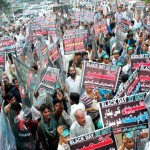 Kashmiris observed Black Day across the globe and were tremendous protests