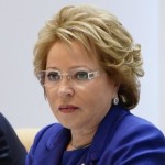 Chairman of Russian Federation Council Valentina Matviyenko