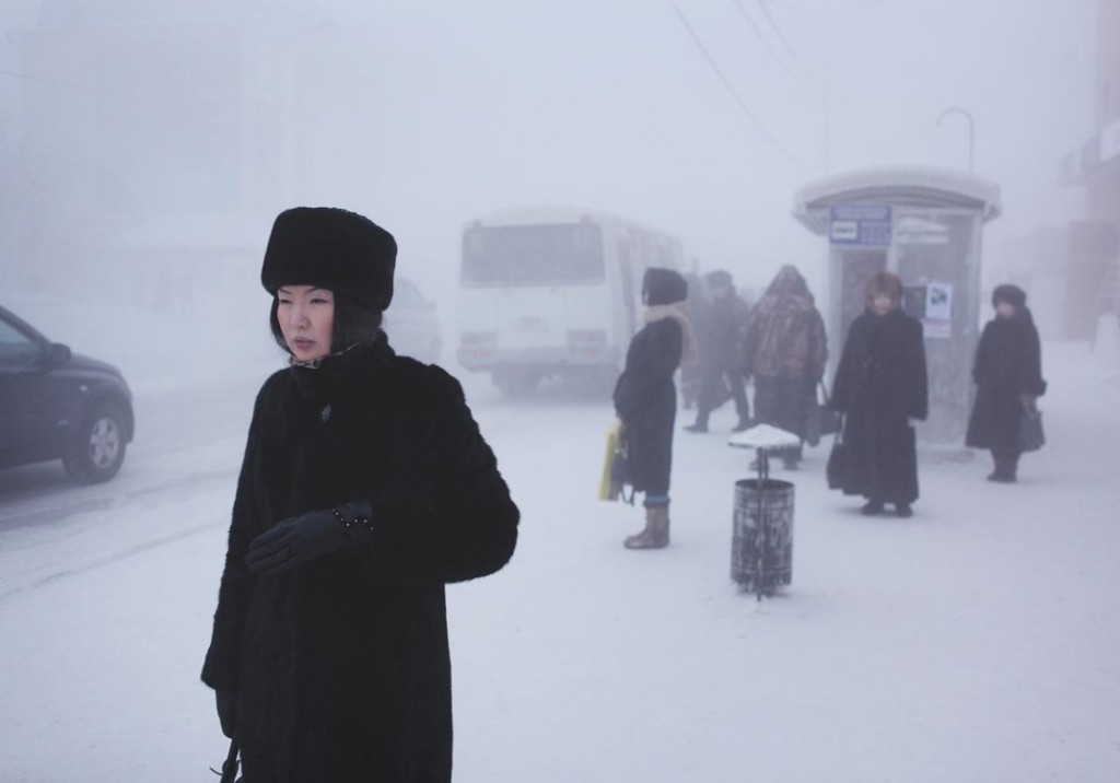 The ice region of Siberia in Russia 'Oymyakon' is the world's coldest town
