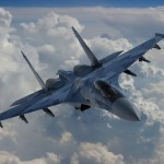 Russian Sukhoi-35 fighter jets