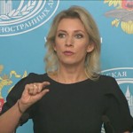 Russian Foreign Ministry spokeswoman Maria Zakharova