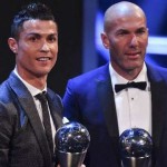 Cristiano Ronaldo won the best footballer; Zinedine Zidane wins the best football