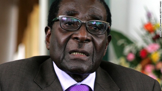Zimbabwe's 93-year-old President Robert Mugabe