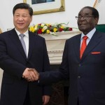Zimbabwe's President Robert Mugabe and Chinese President Xi Jinping