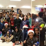 Former US President Barack Obama become Sacrifice, Distributed Gifts between Children in a Center of Washington DC