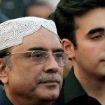 Former president of Asif Ali Zardari and Bilawal Bhutto Zardari