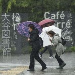 Land sliding and flooding from Typhoon Lan has increased the problems of people in Japan