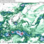 Hurricane Francisco Kochi Prefecture r 180 km south of Cape Ashizuri