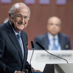 FIFA president Sepp Blatter was elected for the fifth consecutive time
