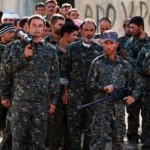 Syrian and Iraqi Kurds during clashes with security forces killed 44 militants