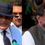 Shahid Khaqan Abbasi as an interim premier, while Shahbaz Sharif nominated alternative prime minister