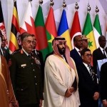 Arabs NATO included Bahrain, Kuwait, Oman, Saudi Arabia, UAE, Yemen and Egypt troops