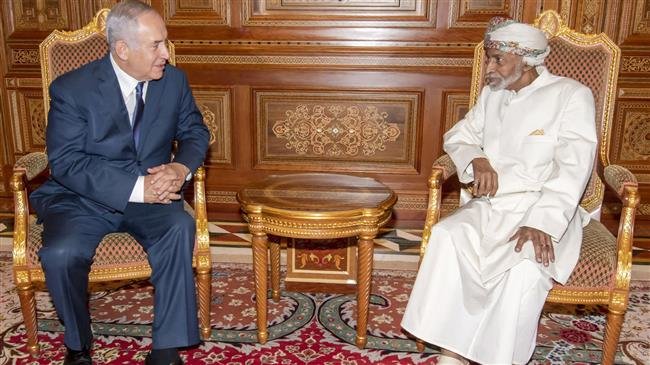Sultanate of Oman Sultan Qaboos and Israeli Prime Minister Benjamin Netanyahu