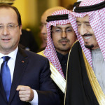 French President meets with Saudi Crown Prince Salman