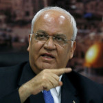 Saeb Erekat, the head of Palestinian administration negotiations