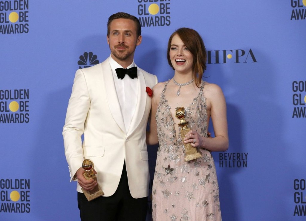 The film '' La La Land '' the actor and actress Emma Stone and Ryan Gosling