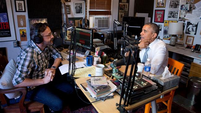 Comedian Marc Maron podcast interview Barack Obama for the program that we could not overcome racism