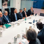 Pakistani delegation led by Finance Minister Asad Umar participated in the IMF/WB spring meetings