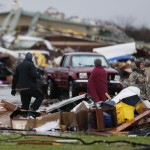 In Mississippi, about 400 houses have been partially or completely destroyed, while the number of injured has reached 56