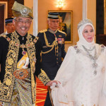 Malaysia's new king Sultan Abdullah and his queen, Tunku Azizah Aminah Maimunah