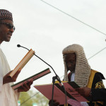 Nigerian President Muhammad Buhari file taking the oath of judges Photos