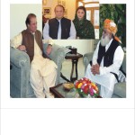 Nawaz Sharif, Mary Nawaz and Maulana Fazal ur Rehman