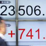 Nikkei average of 225 selected issues ended the day's trading at 23,714, up 208 points from Thursday's close