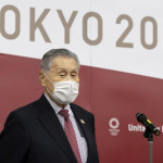 Mori Yoshiro heads the organizing committee for the Tokyo Olympics and Paralympics