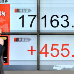 Tokyo Stock Exchange share prices rose 500 points