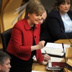 Scottish Parliament's First Minister Nicola Sturgeon
