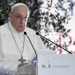 Pope Francis, the spiritual leader of Christians