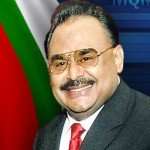 Pakistan Muttahida Qaumi Movement chief Altaf Hussain (MQM)