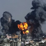 On Monday, Israeli air strikes in Gaza 30