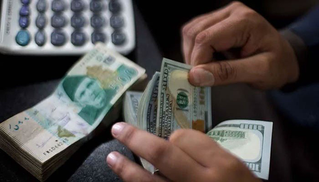 The dollar rose to Rs 166.15