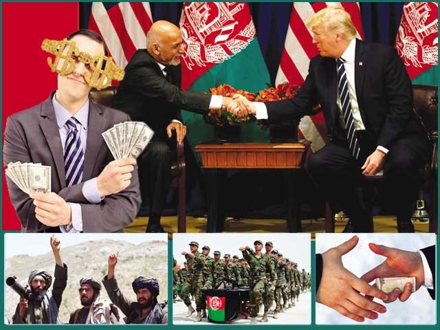 The dollar shine blinded the Afghan ruling class and made it a slave of Western powers