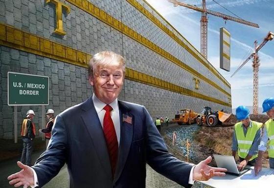 Donald Trump has stated that he will use his presidential authority to implement the emergency situation in the country to build a wall on the Mexican border.