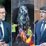 Catalan president Carles Puidgemont and Spanish Prime Minister Mariano Rajoy