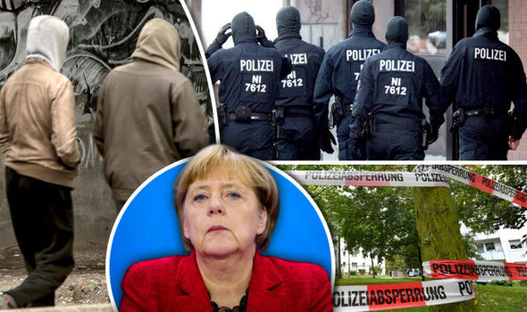 German Chancellor Angela Merke increased violence after opening the doors to immigrants 