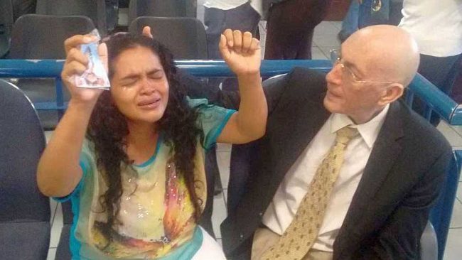 Yesterday, Maria Teresa Rivera was released after 5 years in prison