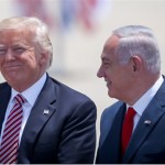 Donald Trump visited Israel last month and Netanyahu's file Photo