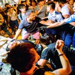Hong Kong protesters clash with police