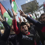 Thousands of Palestinians reject US-Israeli peace plan in occupied Gaza