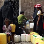 Yemen, an estimated 60 million people in the war deprived of clean water